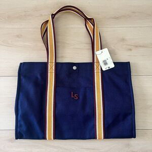 NWT Levi's Hollis XL Tote-All 100% Cotton in Dark Sapphire Blue Preppy Tote Bag